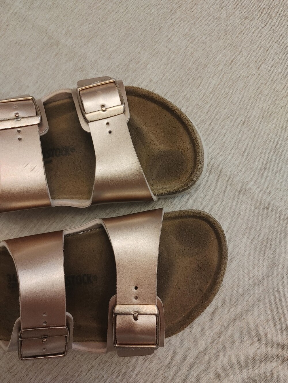 Birkenstock Arizona Kids In Electric Metallic Copper - Picture 11 of 11